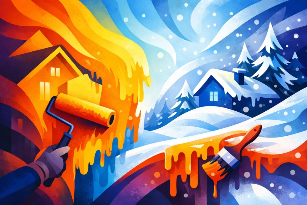 Can Exterior Painting Be Done in Winter?